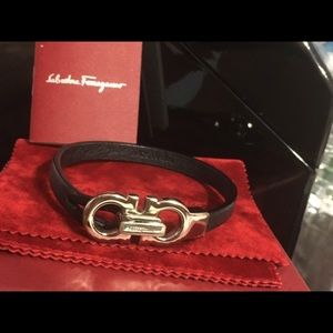 Salvatore Ferragamo Leather Bracelet